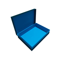 Porte-documents robuste à fermeture magnétique avec logo personnalisé pour emballage de vin de luxe, design pliable