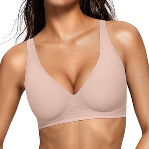 Reggiseno a V Profondo <span class=keywords><strong>Senza</strong></span> <span class=keywords><strong>Ferretto</strong></span> per Taglie Forti, Comodo e Aderente - Product Image 1