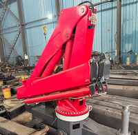 Grue à flèche hydraulique pliable peu encombrante, installation facile pour les projets de levage à petite échelle