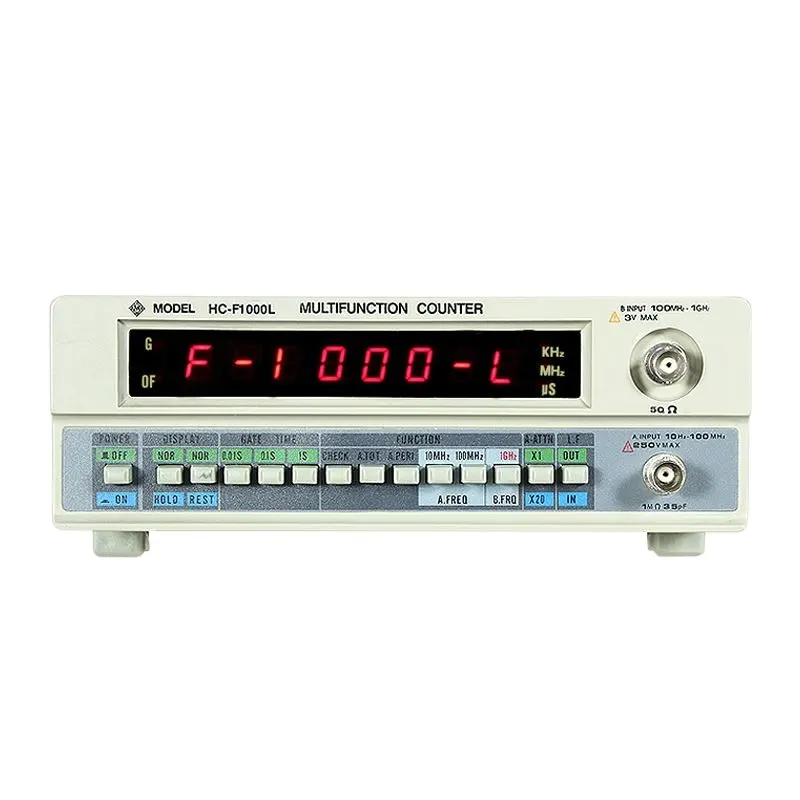 Max 1.3Ghz Frequency 8 Digits LCD Display Frequency Testing Machine Counter HC-F1000L/C