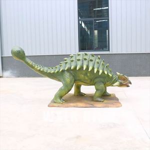 Sculpture de dinosaure animatronique de haute qualité en fibre de verre verte avec fonction résistante aux intempéries pour une utilisation en intérieur/extérieur - Product Image 6