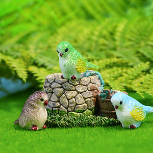 เครื่องประดับงานฝีมือเรซิน<span class=keywords><strong>นก</strong></span><span class=keywords><strong>สี</strong></span>สันสดใสขนาดเล็กปรับแต่งได้งานประดิษฐ์ทำมือไมโครมอสตกแต่งภูมิทัศน์สำหรับการใช้ชีวิต - Product Image 3