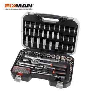 FIXMAN 106pcs 1/2 "& 1/4" Dr.socket tool se mechanisches Werkzeugs atz Set Autore paratur