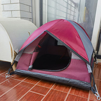 Tente pour animaux de compagnie en tissu Oxford, solide, écologique, pour l'extérieur, avec fermeture éclair, pour petits chiens, chats, lapins et autres animaux