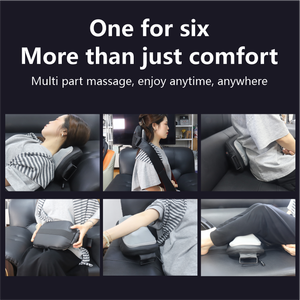 Oreiller de cou Shiatsu personnalisable avec chaleur Pétrissage des tissus profonds pour la relaxation musculaire Masseur de cou et d'épaules - Product Image 6