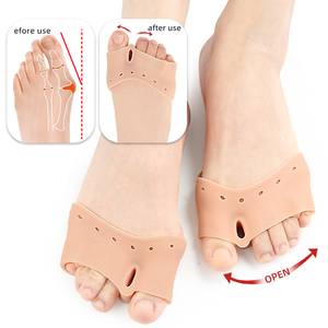 Penyangga Jari Kaki Tiga Lubang SEBS Berlubang Tebal, Korektor Bunion, Penyerap Guncangan, Bantalan Pijat Telapak Kaki Depan, Penyangga Jari Kaki - Product Image 6