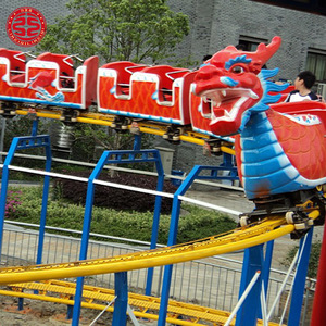 Montagnes russes électriques pour enfants, jouets pour garçons et filles, motif dragon volant, montagnes russes, mini conduite de loisir, dragon rouge, dinosaure - Product Image 2