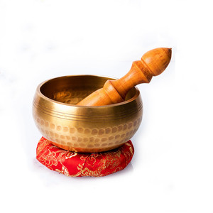 Bol en cuivre indien Antique, batteur à main, grand prix, pour <span class=keywords><strong>chant</strong></span> <span class=keywords><strong>tibétain</strong></span>, casserole de méditation, grande inde - Product Image 2