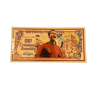 Collezione di banconote placcate in oro 24K <span class=keywords><strong>Cristiano</strong></span> <span class=keywords><strong>Ronaldo</strong></span> 9 Designs 2026 - Product Image 4