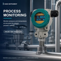 Transmisor de Sensor de Presión y Temperatura Multivariable Hanke HK-801-GT, 24VDC, IP66, para PLC, SCADA, Automatización Industrial Local
