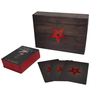 ผู้ผลิต Arcana ออกแบบการพิมพ์แบบกําหนดเองกระดาษสํารับ Oracle การ์ดยืนยันใบพับไพ่ทาโรต์พร้อมคู่มือ - Product Image 6