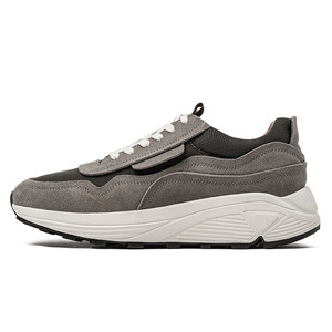 Zapatillas de malla para hombre con aumento de altura invisible de 8 cm, transpirables, de tejido ligero, informales. - Product Image 1