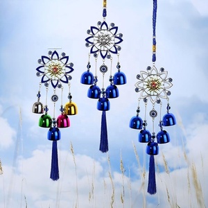 Carillon éolien d'extérieur en métal de luxe, forme animale, art déco moderne, finition brossée imperméable, ornement <span class=keywords><strong>pour</strong></span> la décoration de la maison et <span class=keywords><strong>du</strong></span> jardin - Product Image 6