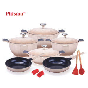 Juego de Utensilios de Cocina de 14 Piezas con Revestimiento de Granito de Lujo, Versátil, Libre de PFOA, Antiadherente, No <span class=keywords><strong>Tóxico</strong></span>, con Fondo de Inducción, Gran Venta - Product Image 3