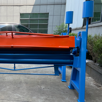 Machine de pliage de feuilles manuelle de plaque d'aluminium d'acier inoxydable de conduit de CVC de marque de la Chine en stock
