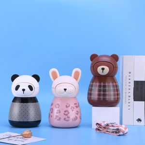 850ml Animal Character Stainless Steel Vacuum Insulated Children's <strong>Cup</strong> 12-24 Hours Thermal Built <strong>Weighted</strong> <strong>Straw</strong> Portable Strap - Product Image 1