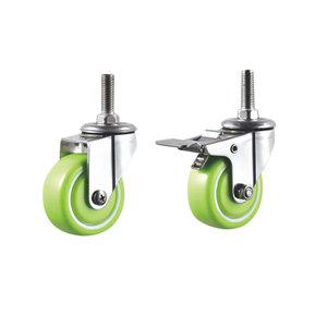 Fabrik preis 360 ° Drehung 1,5 Zoll/2 Zoll 30-50kg Lastrad-Lenk rolle - Product Image 1