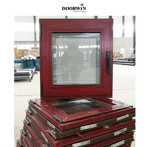 China Certified Supplier Cheaper Price Aluminium Double Glazed Tilt And Turn Window