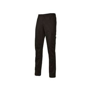 U-POWER - ST270BC-L Stretch cvc <b>pants</b> BRAVO TOP WINTER <b>Black</b> Carbon - EAN 8033546488515 <b>WORK</b> TROUSERS CARGO <b>WORK</b> TROUSERS - Product Image 1
