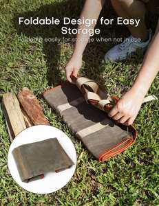 Free Sample <b>Carrier</b> Bag Oxford Cloth Canvas Outdoor Camping Wood <b>Log</b> <b>Carrier</b> Match Bag Package Tote Holder for Outdoor - Product Image 3