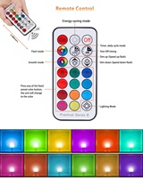 DUSKTEC Lampu Bohlam Led RF RGB, Bola Lampu Pesta Filamen Kualitas Bagus