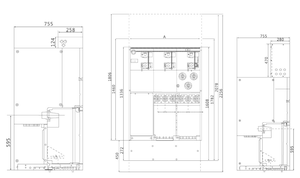 Tùy chỉnh <span class=keywords><strong>10KV</strong></span> hoàn toàn kín và cách điện MV & HV sf6 khí cách điện thiết bị đóng cắt - Product Image 4