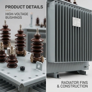 Transformador de Potencia Trifásico de Aluminio Puro Serie SL11, Lleno de Aceite, 30kVA-1600kVA - Product Image 3