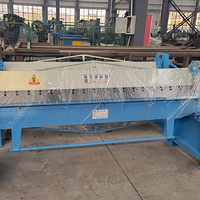 Cintreuse manuelle TDF 1,5x2500mm pour tôles galvanisées et aluminium, personnalisable