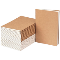 Cuaderno de papel Kraft personalizable de tamaños A4/A5/A6, diario de estudiante con logotipo personalizado para cuaderno de estudiantes