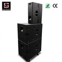 Subwoofer Profesional LS-B18 de 18 Pulgadas, Altavoz Pasivo Individual con Salida Potente de 1200W, Sistema de PA Activo