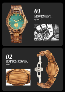 YS5518 unisexe bambou <span class=keywords><strong>bois</strong></span> Grain <span class=keywords><strong>montre</strong></span>-bracelet Simple mouvement à Quartz 20mm pointeur <span class=keywords><strong>pas</strong></span> <span class=keywords><strong>cher</strong></span> en gros montres en <span class=keywords><strong>bois</strong></span> pour hommes femmes - Product Image 3