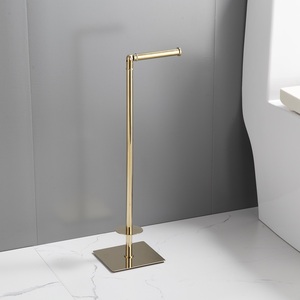 Modern Stainless Steel Modern Freestanding <strong>Toilet</strong> <strong>Paper</strong> Holder Stand - Product Image 4