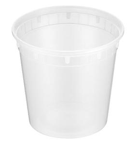 Contenedor Reutilizable Tiya de PP para Alimentos con Tapa, Hermético, Libre de BPA y PFAS, Apto para Microondas, Capacidad de 16oz, para Sopa y Comida para Llevar - Product Image 3