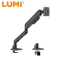 LDT115-C012E 17 "-45" 16kg bras de Support de moniteur assisté par ressort en aluminium support d'ordinateur support pivotant inclinable support de moniteur unique