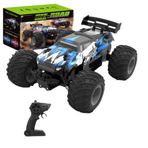 รถบรรทุกมอนสเตอร์บังคับวิทยุ 1:18 2.4G 4WD Brushless ความเร็วสูง ปีนป่ายได้ ดริฟท์ได้ พร้อมกล้องและที่ชาร์จ สำหรับแข่งออฟโรด - Product Image 1