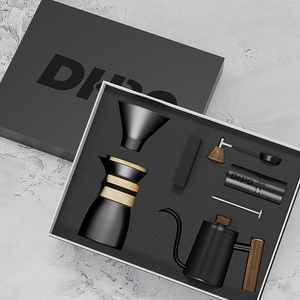 DHPO-mesa de centro personalizada de alta calidad, conjunto de herramientas de <span class=keywords><strong>barista</strong></span>, amoladora manual con regalo Premium, venta al por mayor - Product Image 1