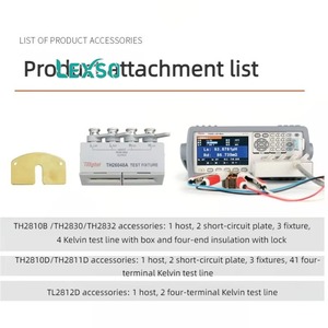 Comprobador de Puentes Digitales Tonghui Th2811d/2810b+/2830, Medidor de Capacitancia, Inductancia y Resistencia Lexso Tl2812d - Product Image 3