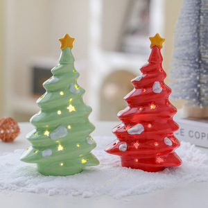 Meilleures ventes : <span class=keywords><strong>Lumière</strong></span> <span class=keywords><strong>de</strong></span> nuit LED en céramique ajourée, motif sapin <span class=keywords><strong>de</strong></span> <span class=keywords><strong>Noël</strong></span>, à lueur chaude, ornement <span class=keywords><strong>de</strong></span> bureau pour <span class=keywords><strong>la</strong></span> décoration <span class=keywords><strong>de</strong></span> <span class=keywords><strong>Noël</strong></span> à <span class=keywords><strong>la</strong></span> maison - Product Image 3