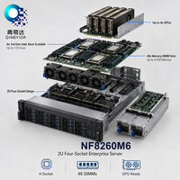 Serveur en rack 2U NF8260M6 Quad Xeon DDR4 PCIe 4.0 NVMe pour la virtualisation et les bases de données cloud, configurable