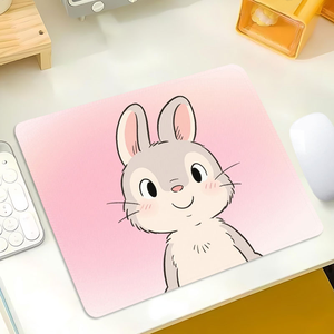 แผ่นรองเมาส์กระต่ายน่ารักขนาดเล็กสไตล์การ์ตูนสำหรับบ้านและสำนักงาน - Product Image 2