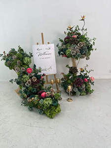 <span class=keywords><strong>Runner</strong></span> di Fiori Artificiali Best-Seller, Serie Foglie Verdi Foresta per Decorazioni Floreali Matrimoniali, Adatto per Composizioni Nuziali - Product Image 4