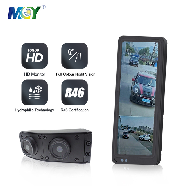 MCY 12.3Inch Replace Digital Electronic Side View Blind Spot Cover Rearview Wing Mirror Camera Dongfeng Man Semi Truck Mirror