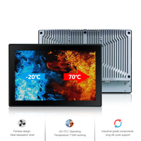 PC industriel tactile 12,1 pouces, ordinateur robuste sans ventilateur avec processeur Intel I3/I5/I7 pour le contrôle automatisé
