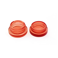 Pot en verre transparent 5ml 7ml 9ml 1g 1.5g 2g pour concentrés, emballage résistant aux enfants, couvercles CR noir mat, crème pour le visage, paroi épaisse