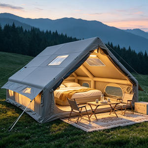 Structure familiale de luxe <span class=keywords><strong>pour</strong></span> 3-4 personnes en tissu Oxford avec une chambre <span class=keywords><strong>pour</strong></span> le glamping, tente gonflable <span class=keywords><strong>pour</strong></span> le camping en plein air - Product Image 1