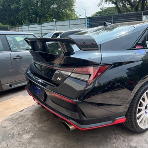 Alerón Trasero de Fibra de Carbono Estilo V2 para Hyundai Elantra Avante N CN7 2021-2026, Alerón Deportivo para Maletero, Accesorios Exteriores para Automóvil - Product Image 3