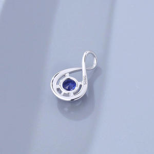 Pendentif en argent pur S925 haut de gamme avec pierre de naissance des 12 signes du zodiaque - Cadeau idéal pour les fêtes, les anniversaires et les relations amoureuses - Product Image 4