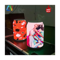 Layar LED Produk Baru dengan Kulkas, Layar Iklan Definisi Tinggi, Layar Botol LED Pintar, Layar Silinder untuk Display Kulkas