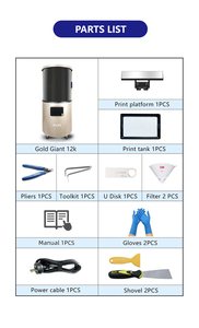 <span class=keywords><strong>IFun</strong></span> เครื่องพิมพ์3D จอ LCD ขนาดยักษ์12K รุ่นใหม่เครื่องพิมพ์3D ขนาดเล็ก12K โมโนสำหรับหล่อเครื่องประดับผลิตภัณฑ์หล่อฟัน - Product Image 6