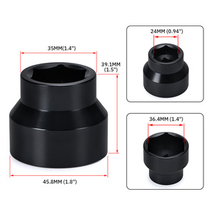 Clé à douille en aluminium 24-36 mm, outil de démontage du couvercle du filtre à carburant pour la réparation et le remplacement automobile - Product Image 5